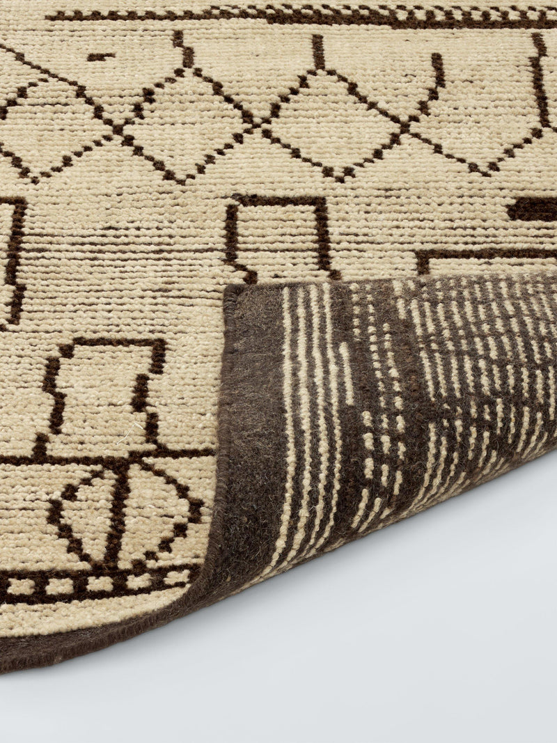 John Lewis Berber wool rug natural, imported from the UK