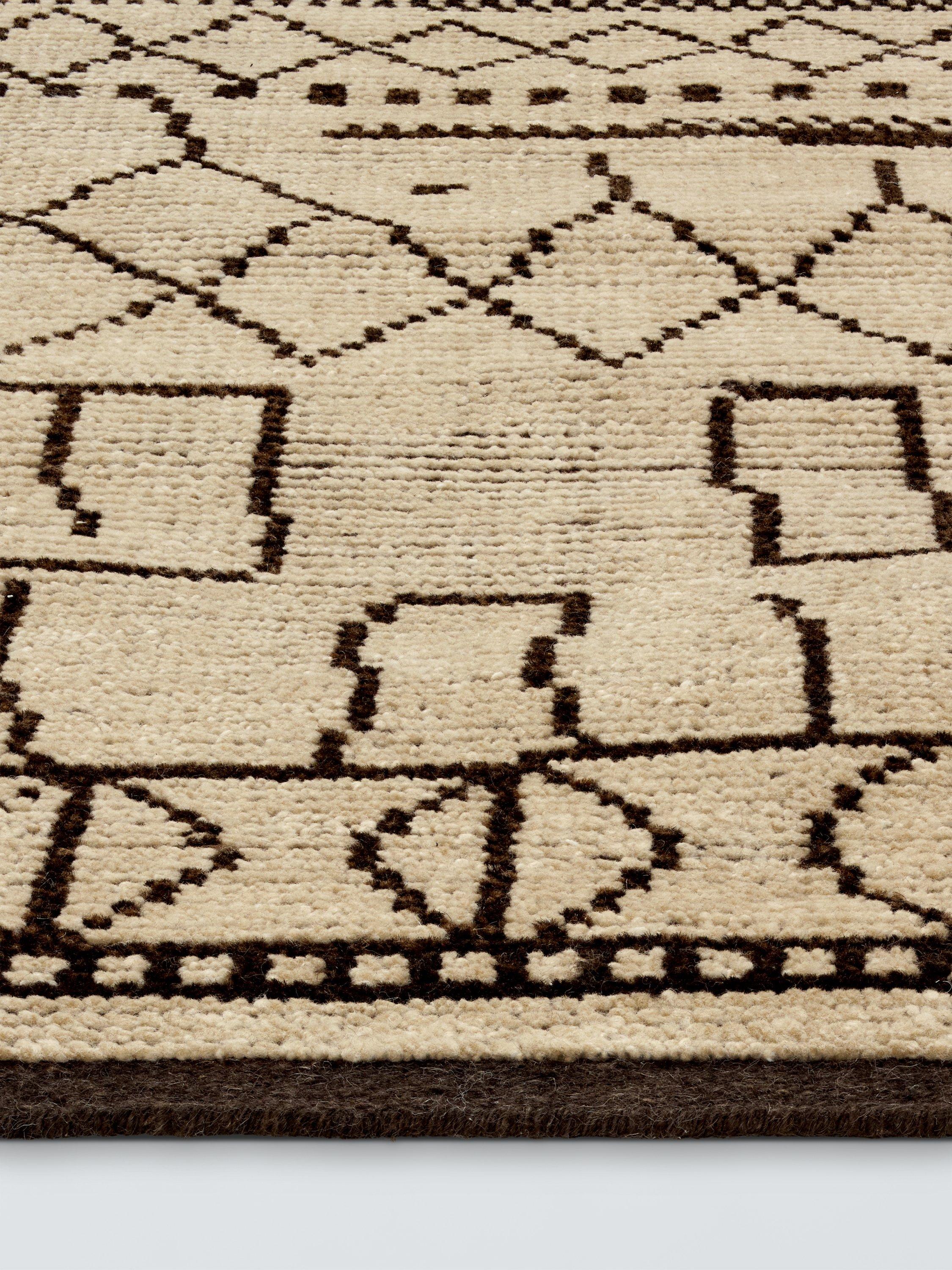 John Lewis Berber wool rug natural, imported from the UK