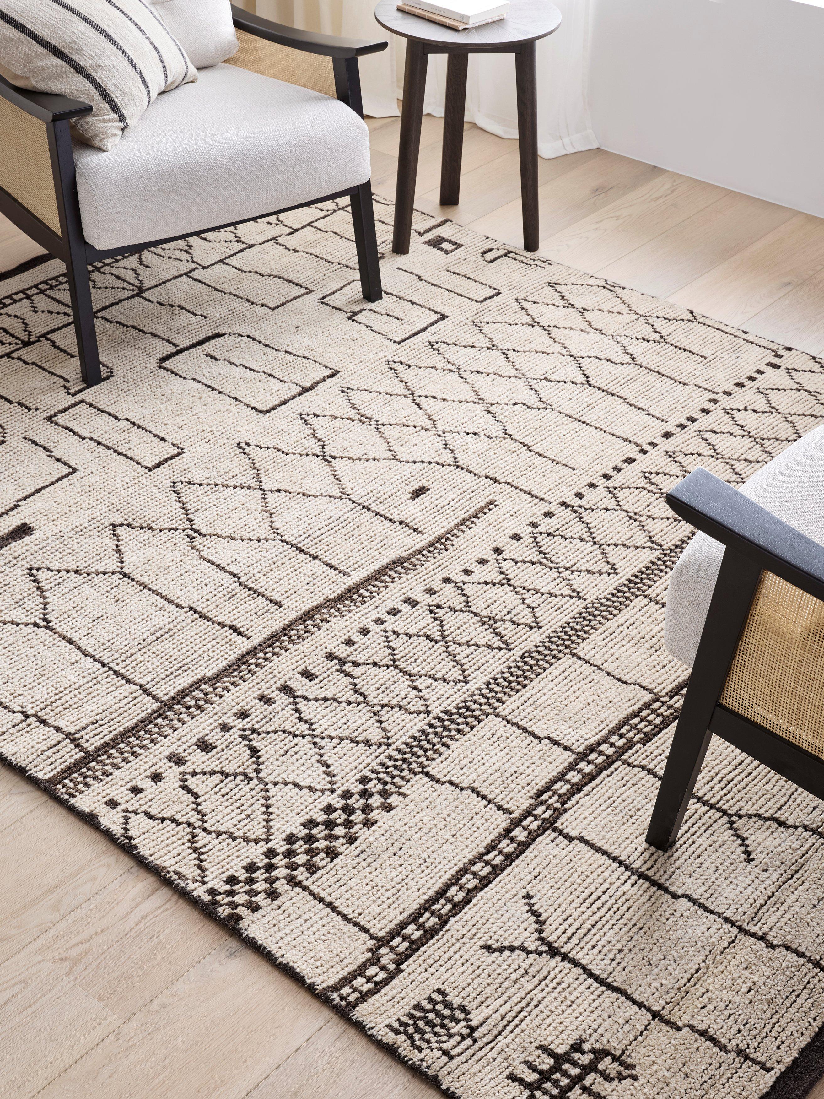 John Lewis Berber wool rug natural, imported from the UK