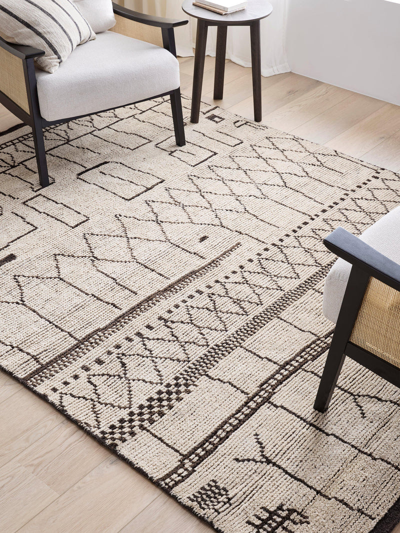 John Lewis Berber wool rug natural, imported from the UK