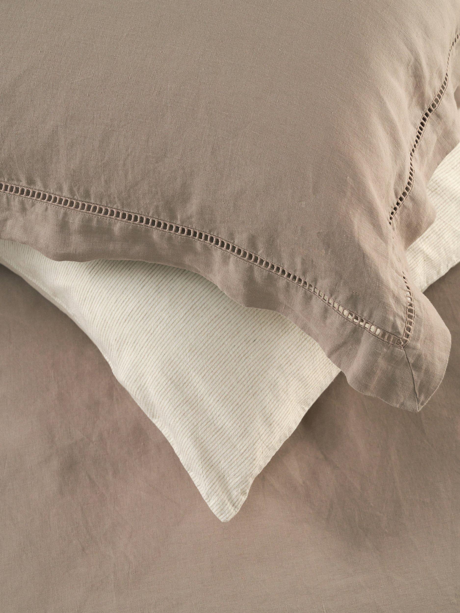 Truly linen ladder detail duvet cover double, UK version