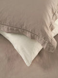 Truly linen ladder detail duvet cover double, UK version