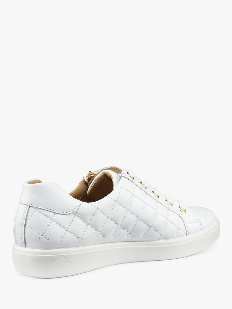 Hotter Wonder leather quilted trainers, UK version