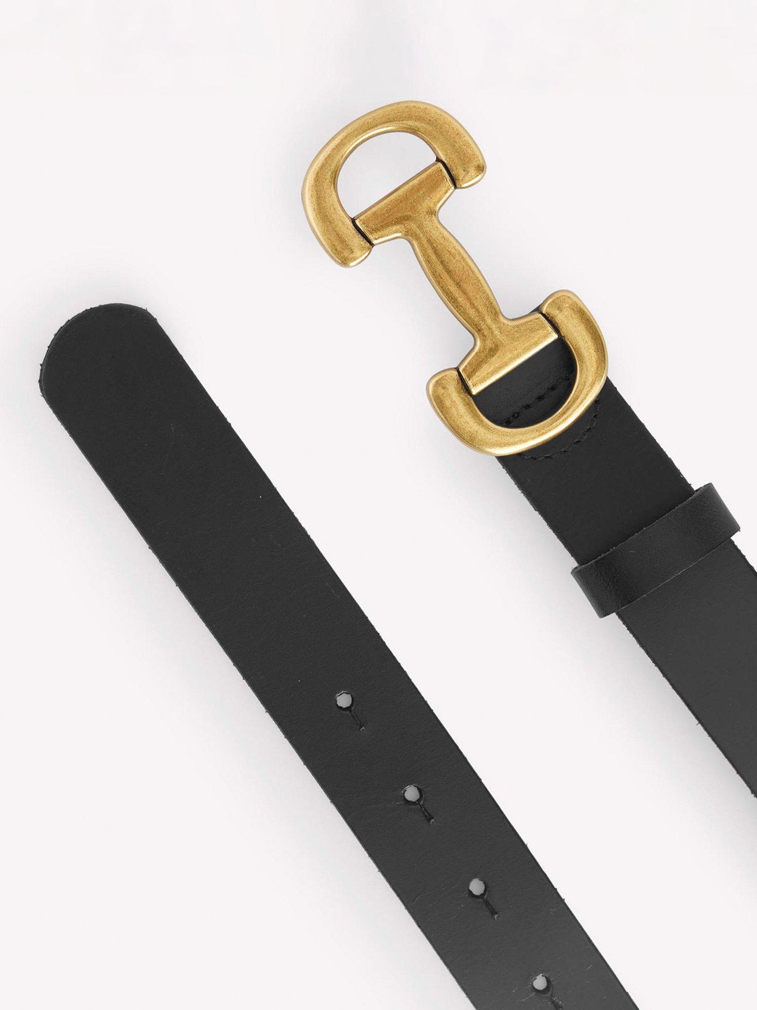 Boden Iris Snaffle Trim Leather Belt for women, UK version