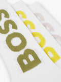 BOSS logo cotton mix socks pack of 3 (British brand)