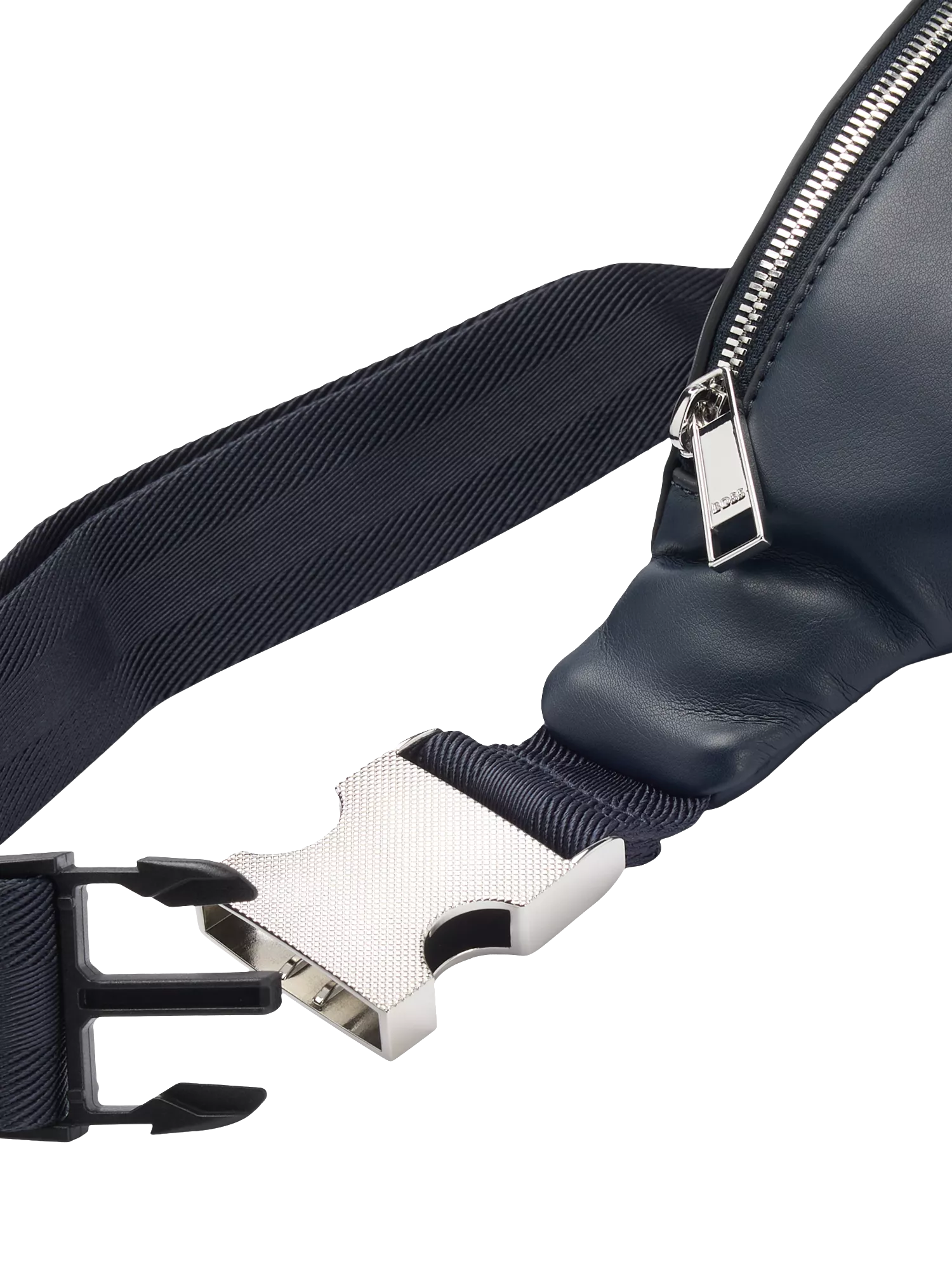 BOSS faux leather bum bag dark blue, UK version