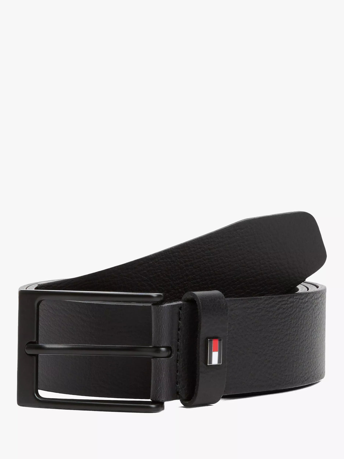 Tommy Hilfiger leather belt black, imported from the UK