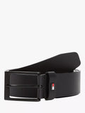 Tommy Hilfiger leather belt black, imported from the UK