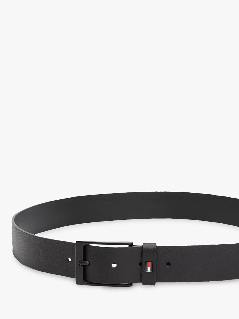 Tommy Hilfiger leather belt black, imported from the UK