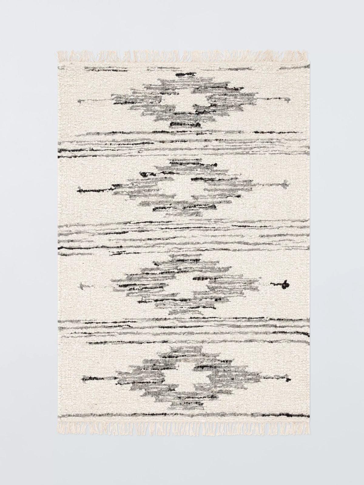John Lewis Amaya Kelim Wool Rich Rug, Natural/Multi, L180 x W120cm