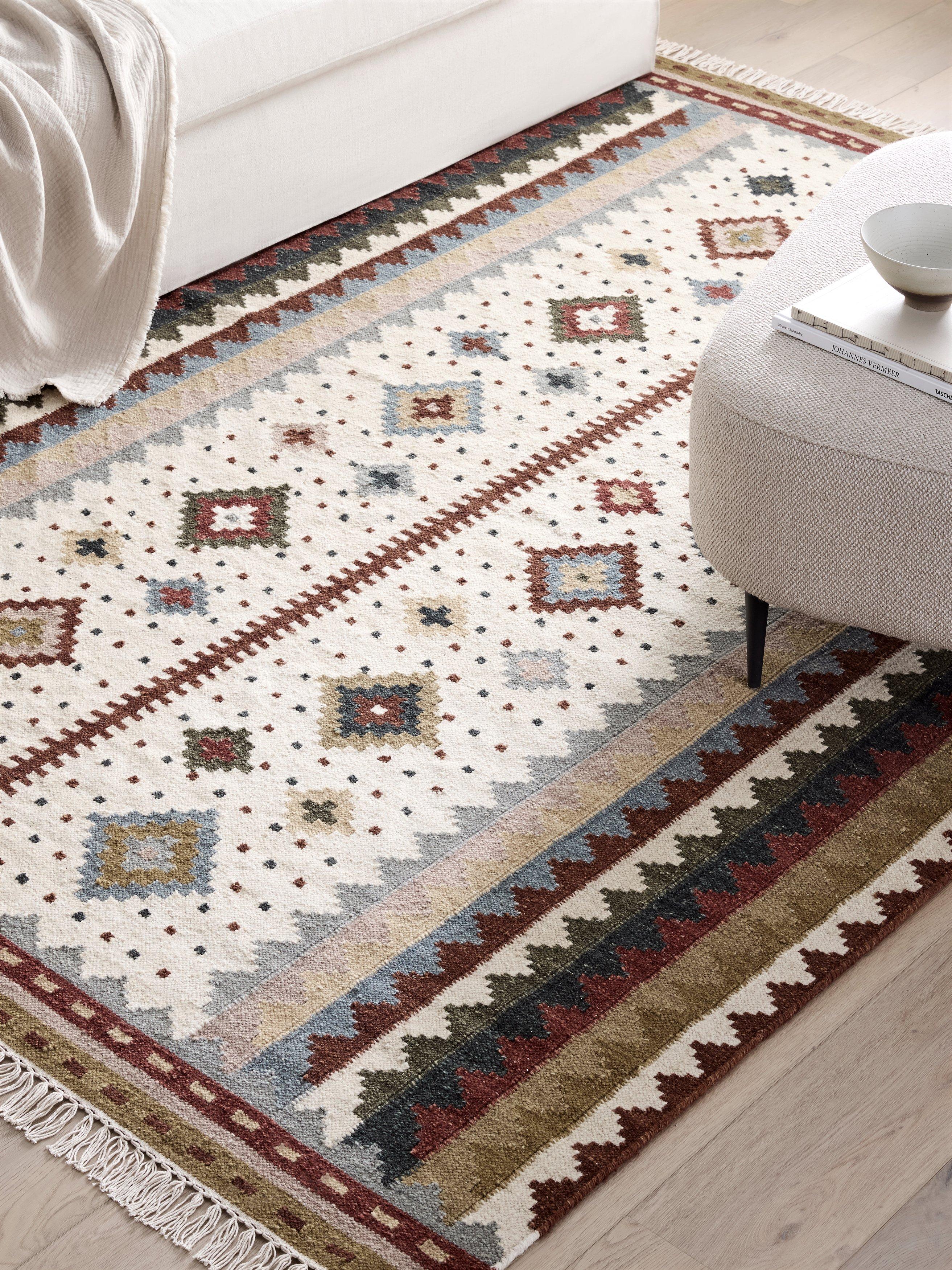 John Lewis Astrid kelim flatweave wool rich rug - British product