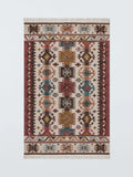 John Lewis Azita kelim flatweave rug in red/multi 240x170cm, imported from the UK