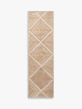 John Lewis jute rug diamond design natural 180x120cm, UK version