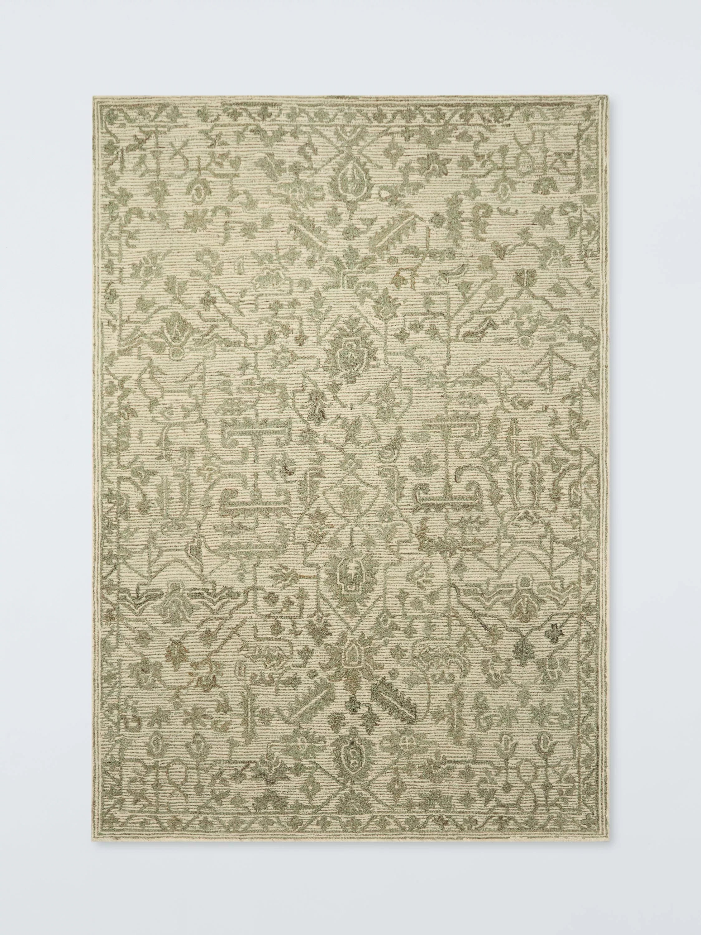 John Lewis Genevieve hand-tufted wool rug 180x120cm (British brand)
