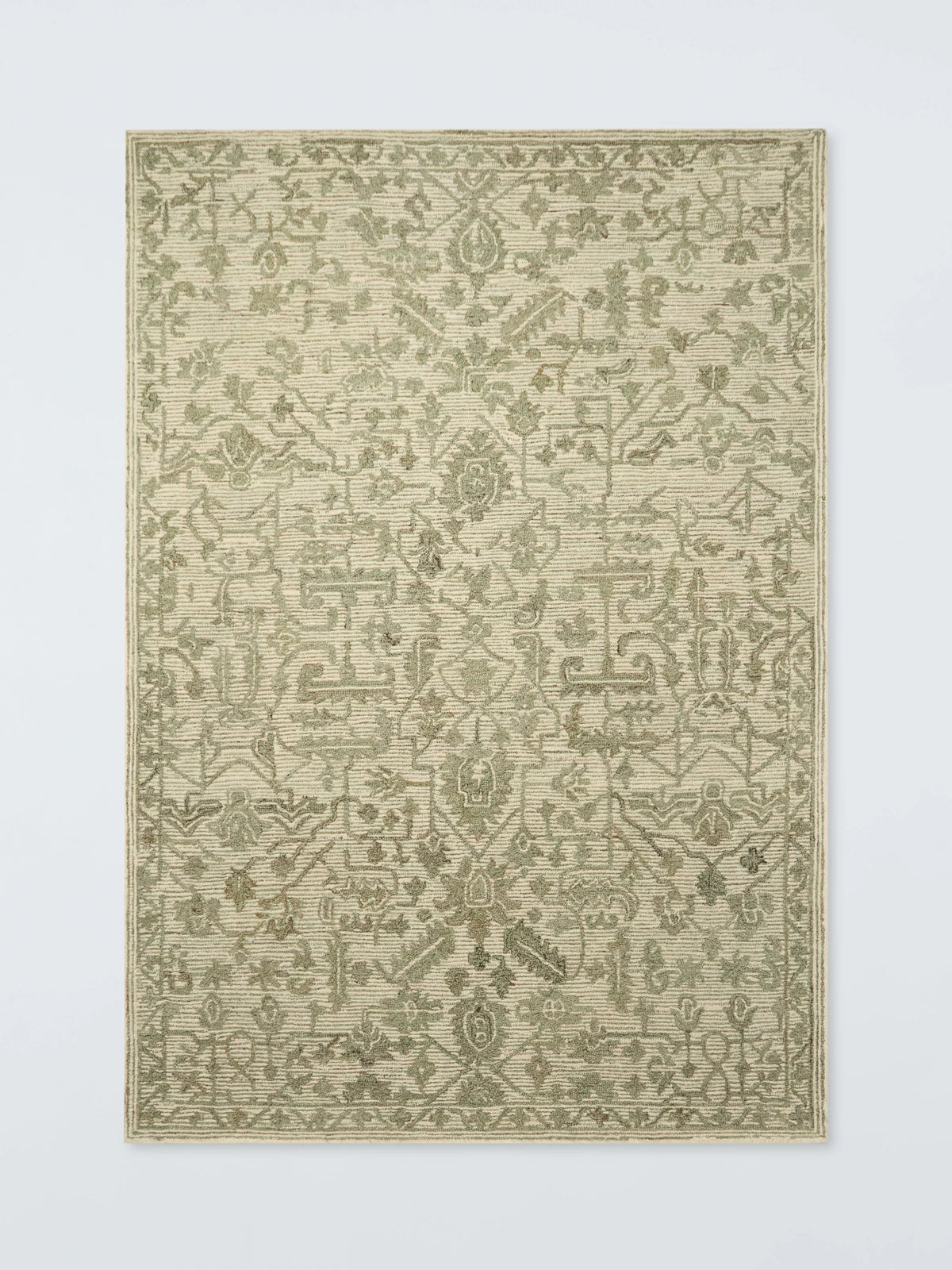 John Lewis Genevieve hand-tufted wool rug 180x120cm (British brand)