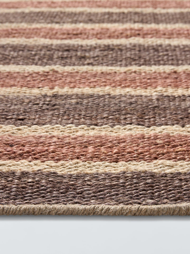 John Lewis jute rug nutmeg hand woven - British product
