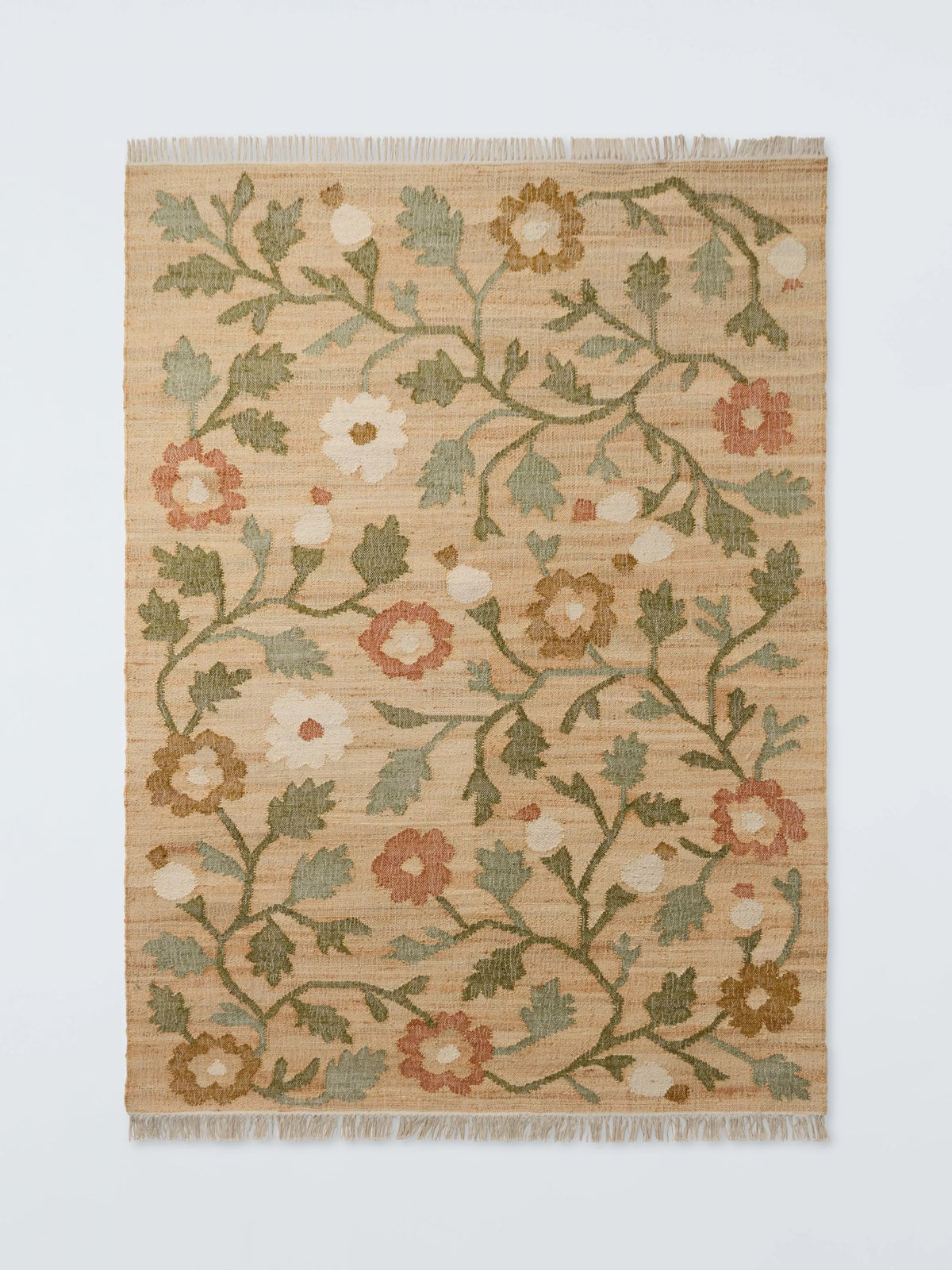John Lewis floral jute rug 120x180cm, UK version