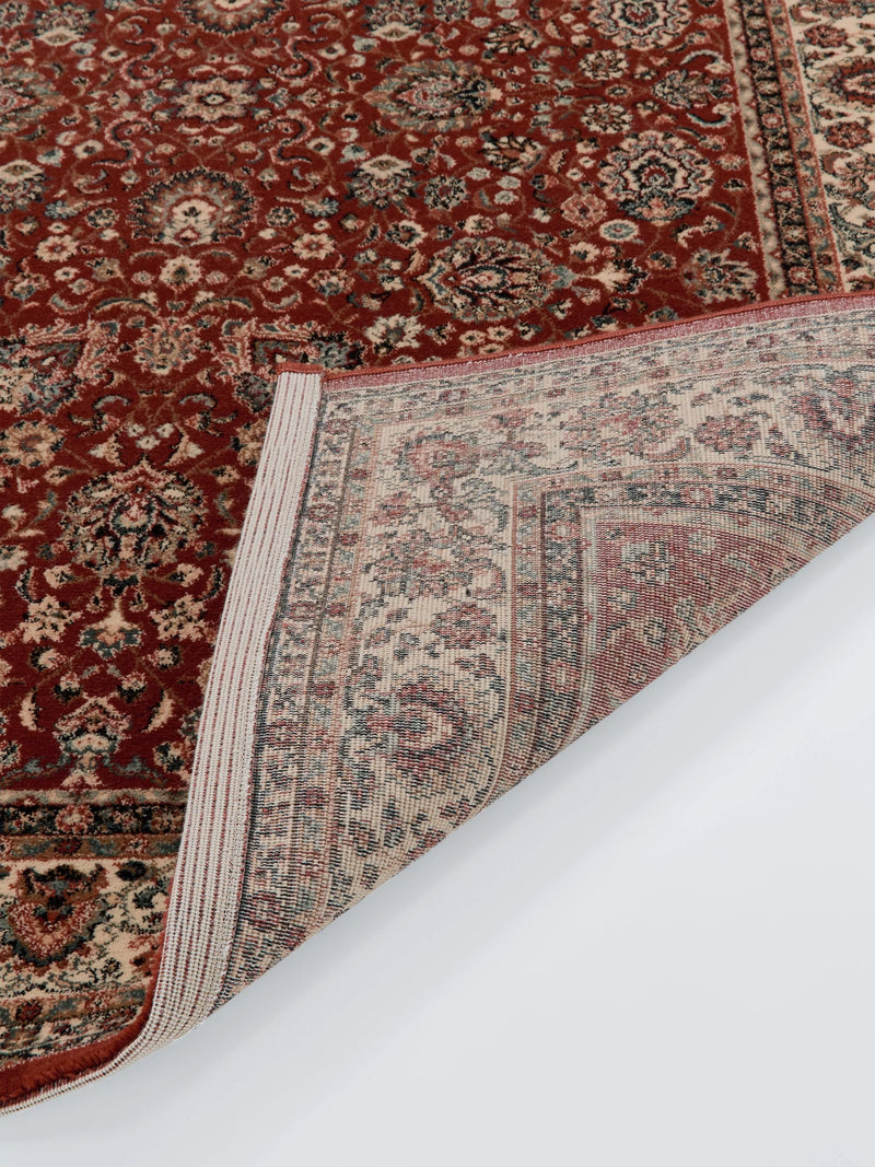 John Lewis pure wool floral rug red, imported from the UK