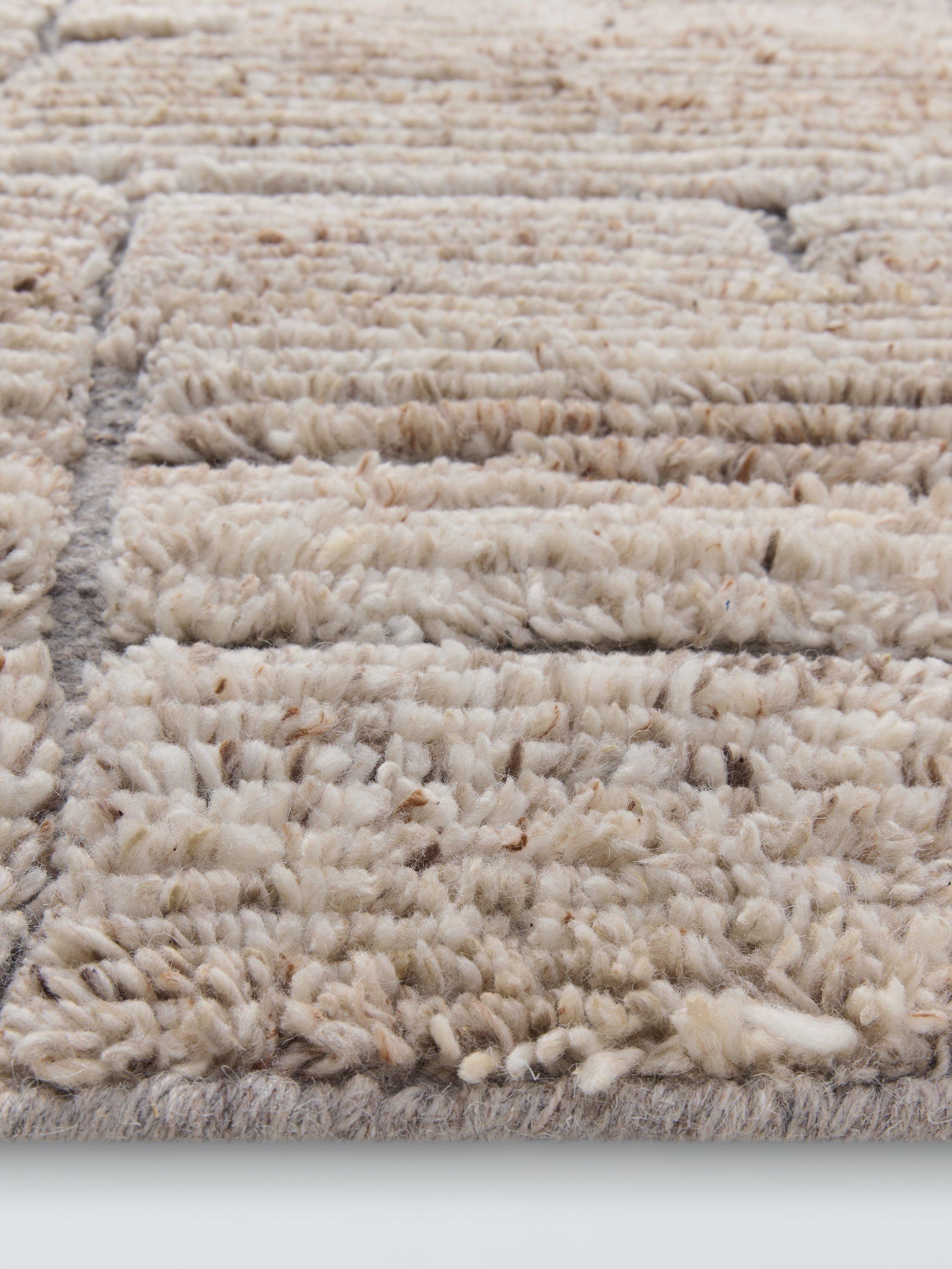 John Lewis Sahara hand knotted wool rug natural multi 180x120cm, UK version