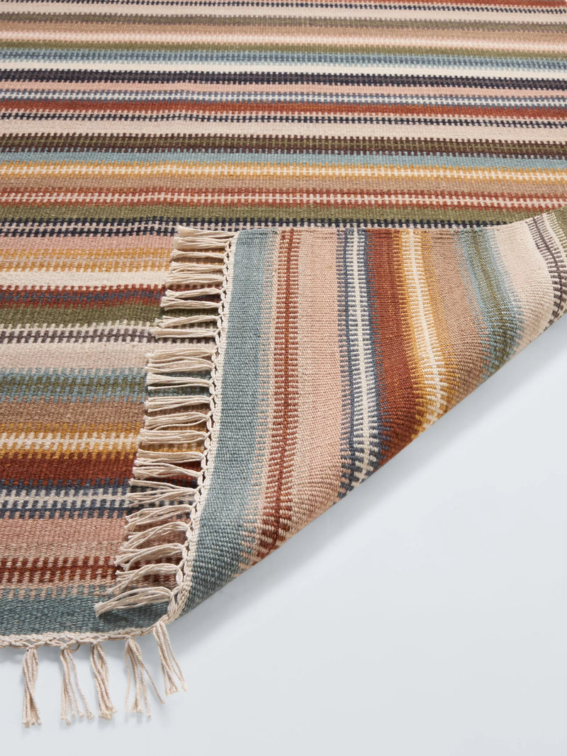 John Lewis Somerton wool rich ladder stripe rug 180x120cm, imported from the UK