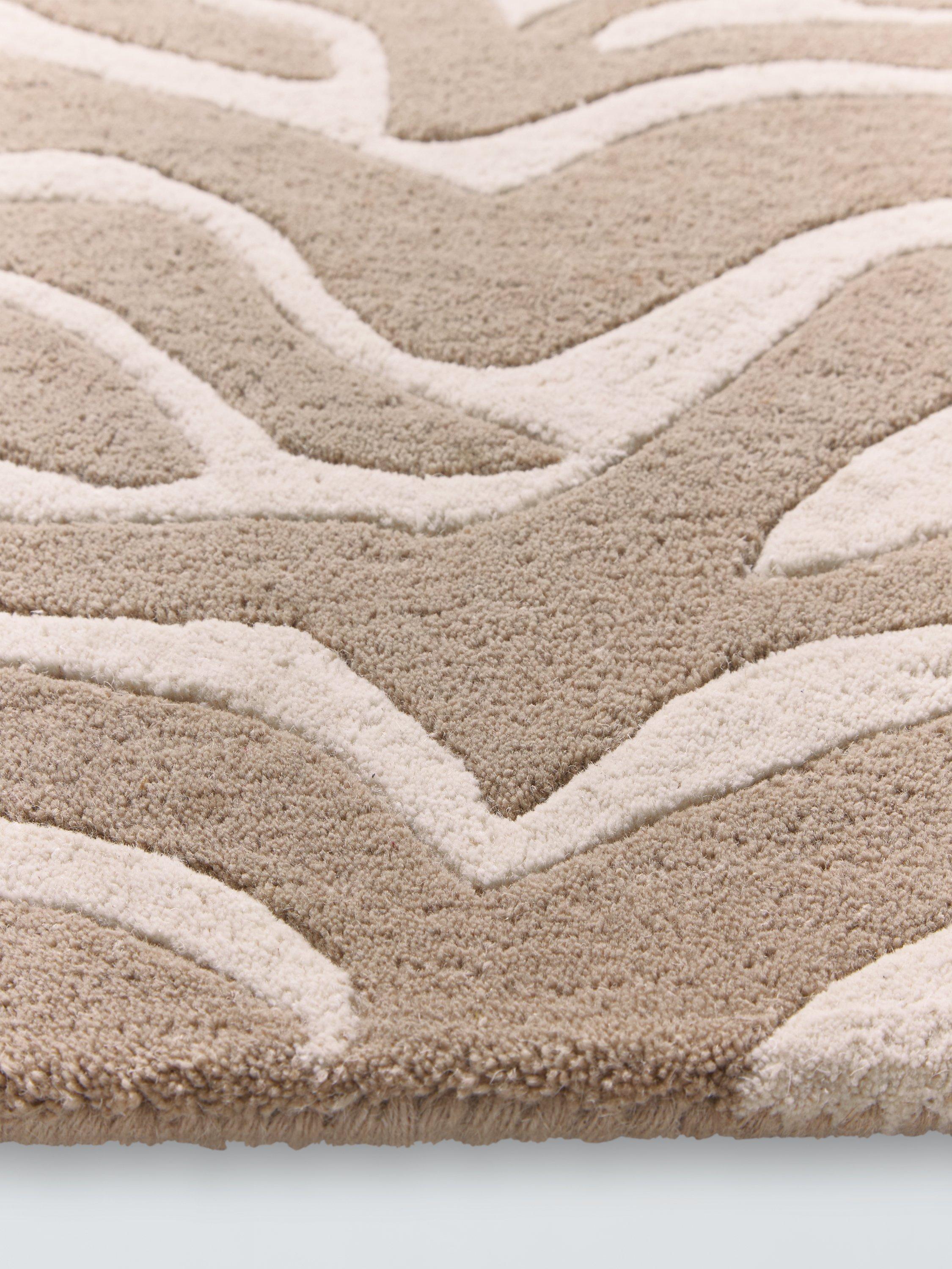John Lewis zebra print pure wool rug natural 180x120cm (British brand)