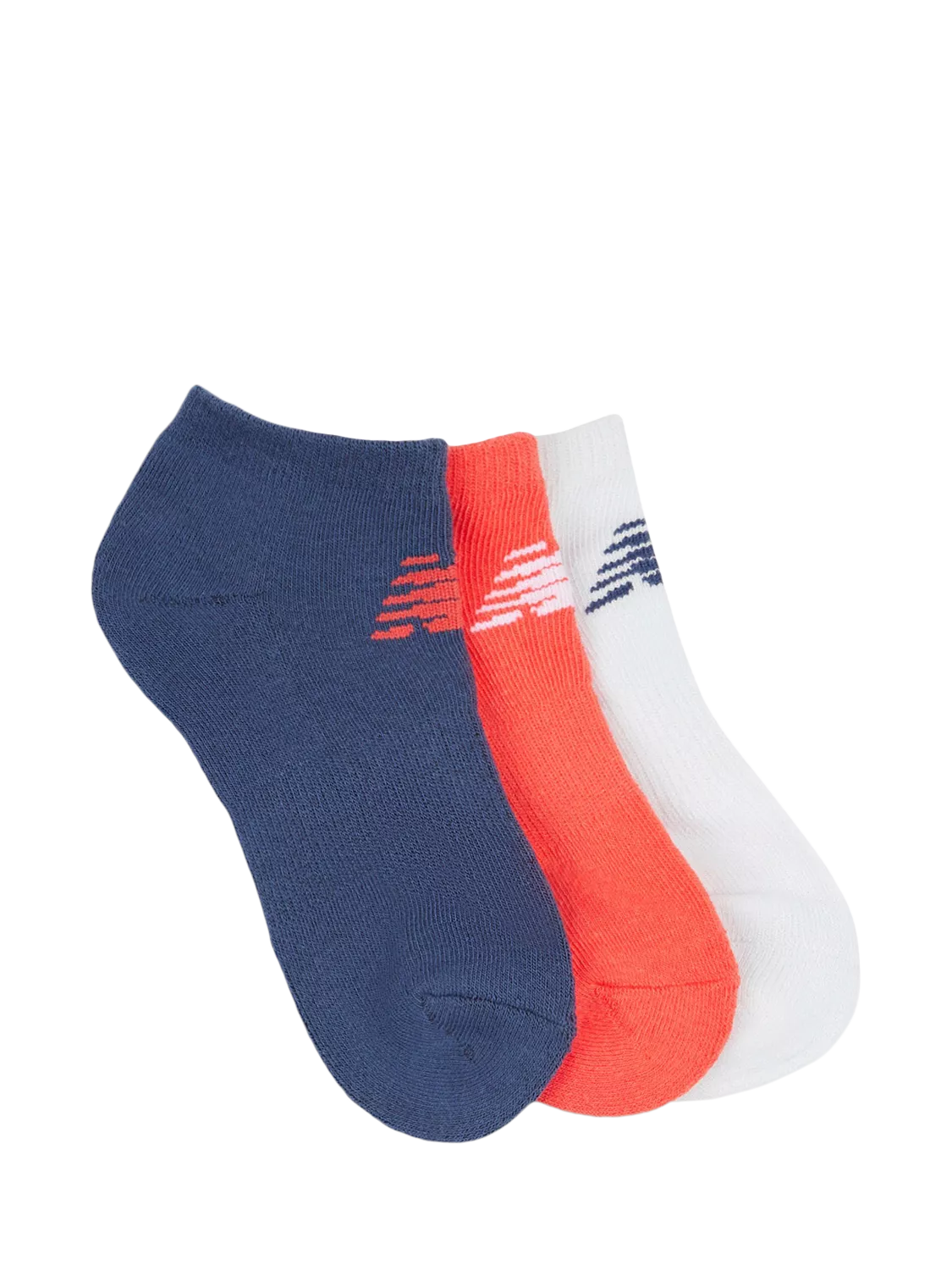 New Balance kids trainer socks pack of 3, UK version