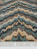John Lewis Onda hand-knotted wool rug blue multi (British brand)