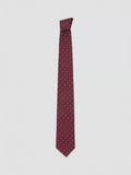 Mango polka dot tie dark red, UK version