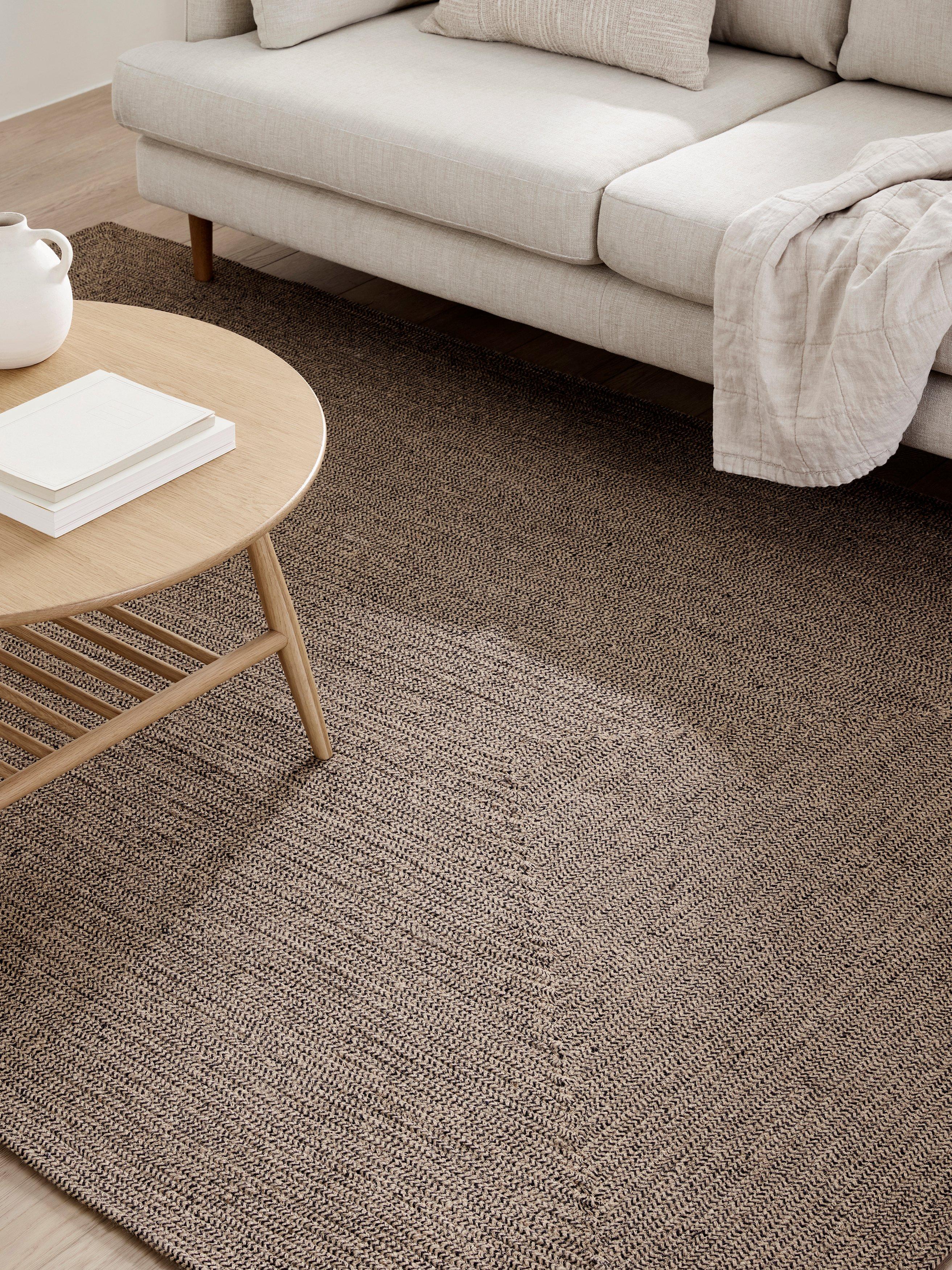 John Lewis braided jute blend rug 180x120cm, UK version