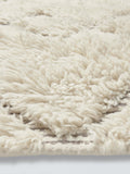 John Lewis low pile berber pure wool rug white 120x180cm (British brand)