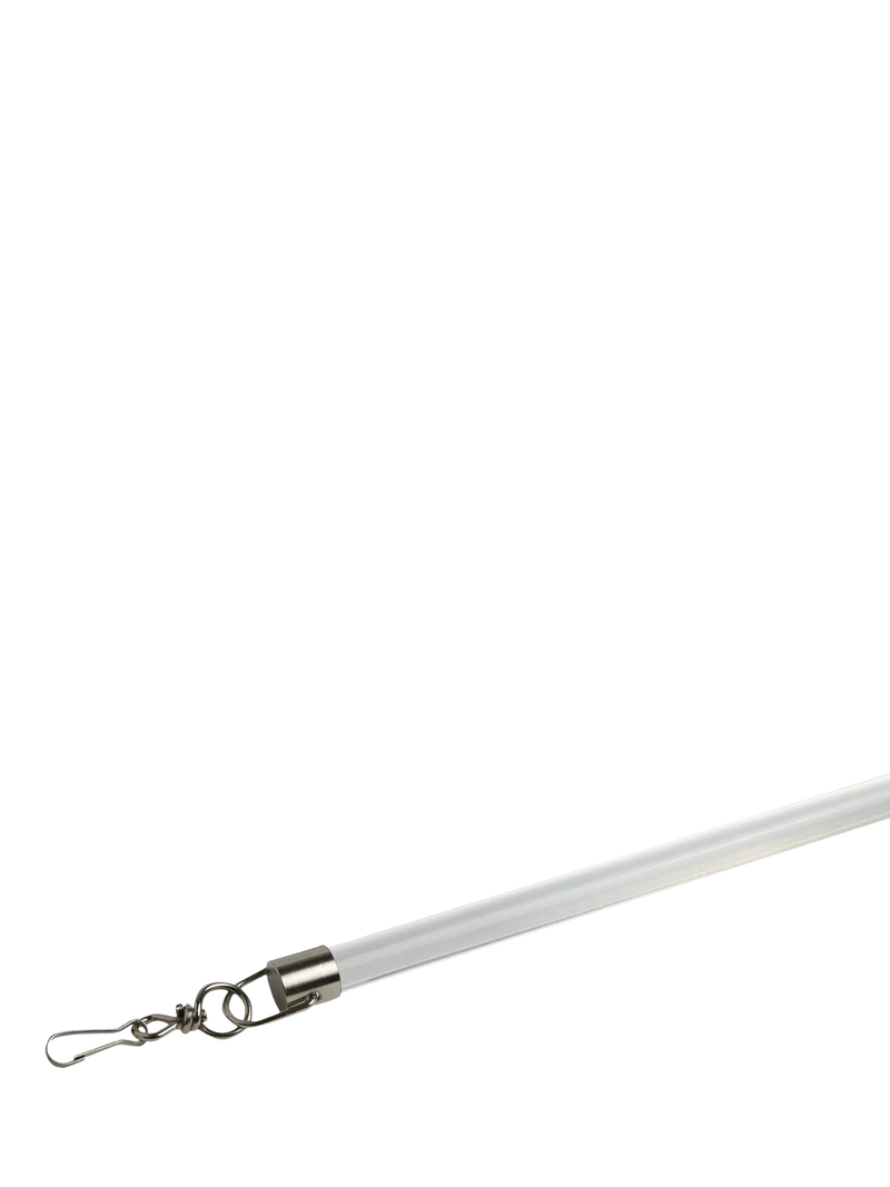 Speedy Products acrylic curtain draw rods pack of 2 clear, imported from the UK