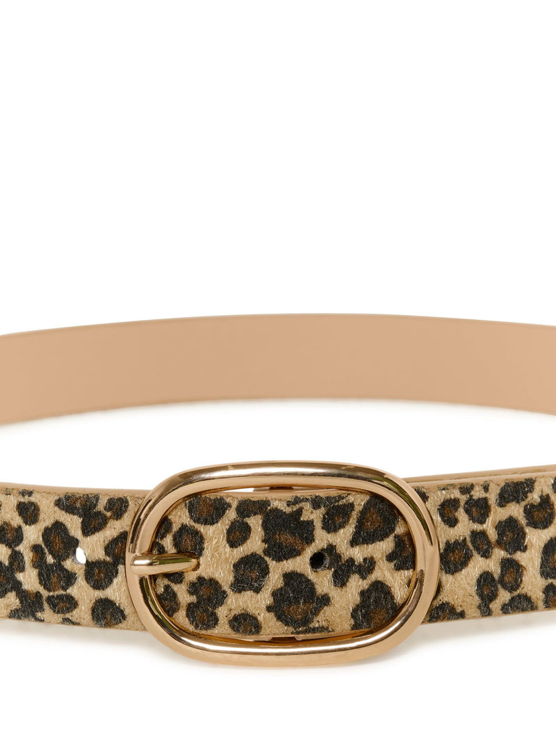 KAFFE leopard oval buckle belt, imported from the UK