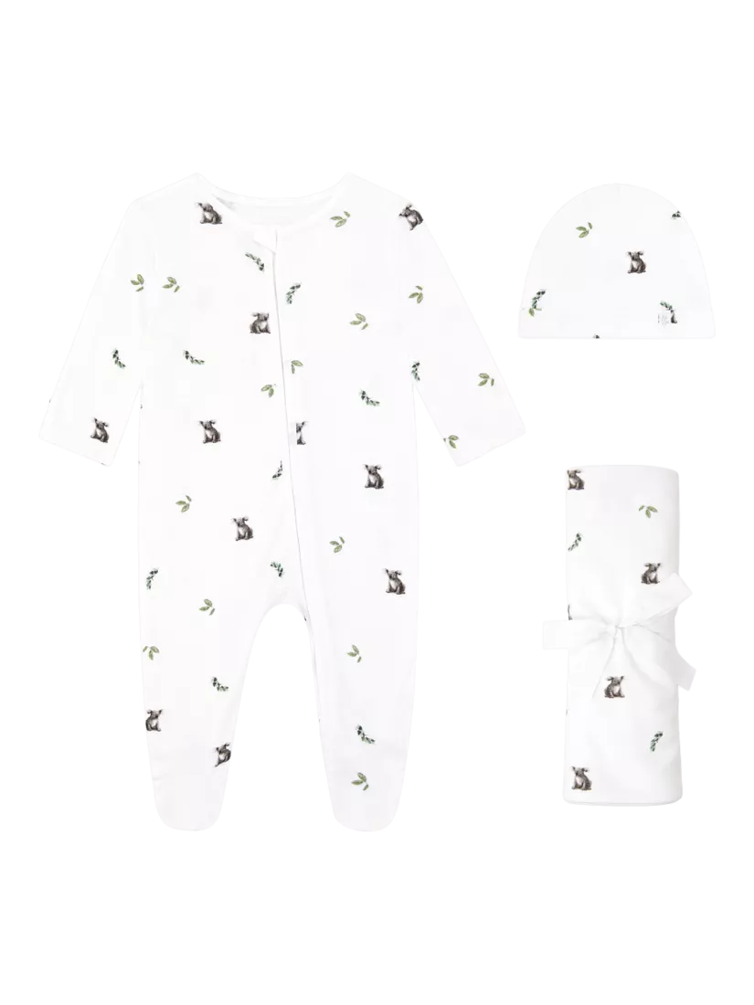 Rosa & Blue Koala baby gift set, imported from the UK