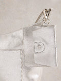 White Stuff Fern crossbody bag in silver, imported from the UK