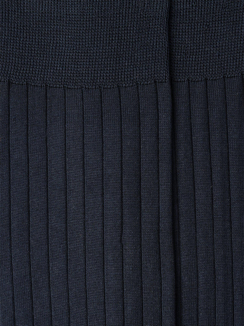Hackett London ribbed cotton crew socks, imported from the UK