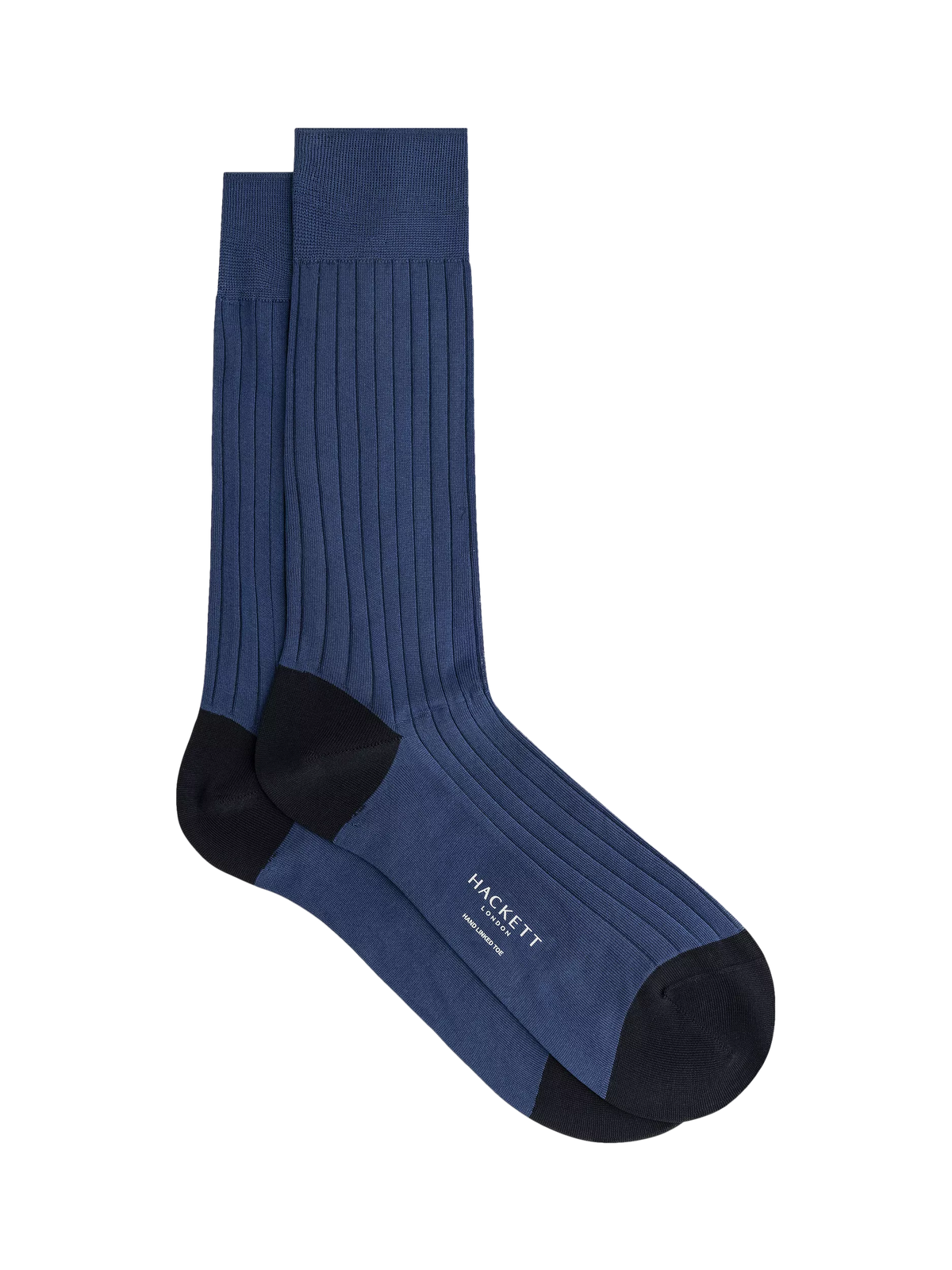 Hackett London ribbed cotton socks, imported from the UK