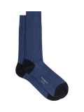Hackett London ribbed cotton socks, imported from the UK