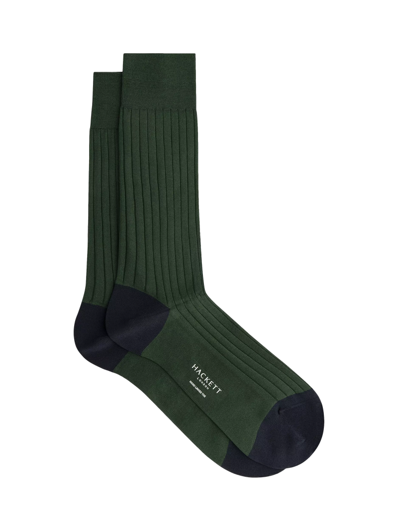 Hackett London Ribbed Cotton Socks