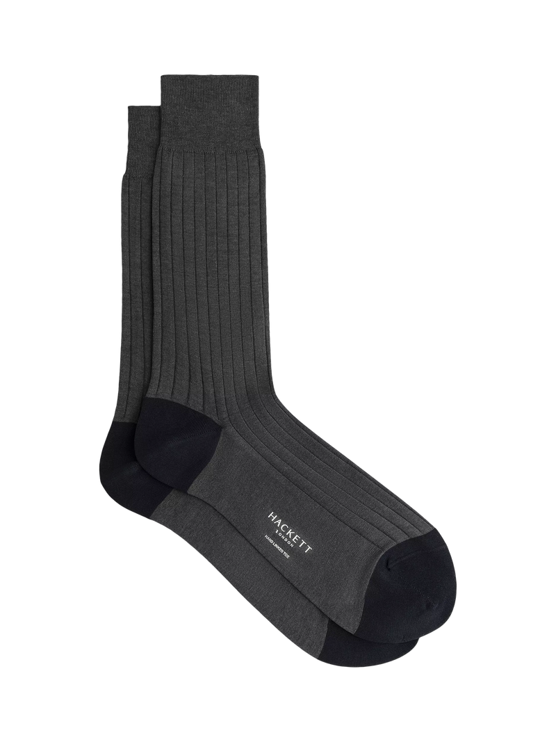 Hackett London Ribbed Cotton Socks