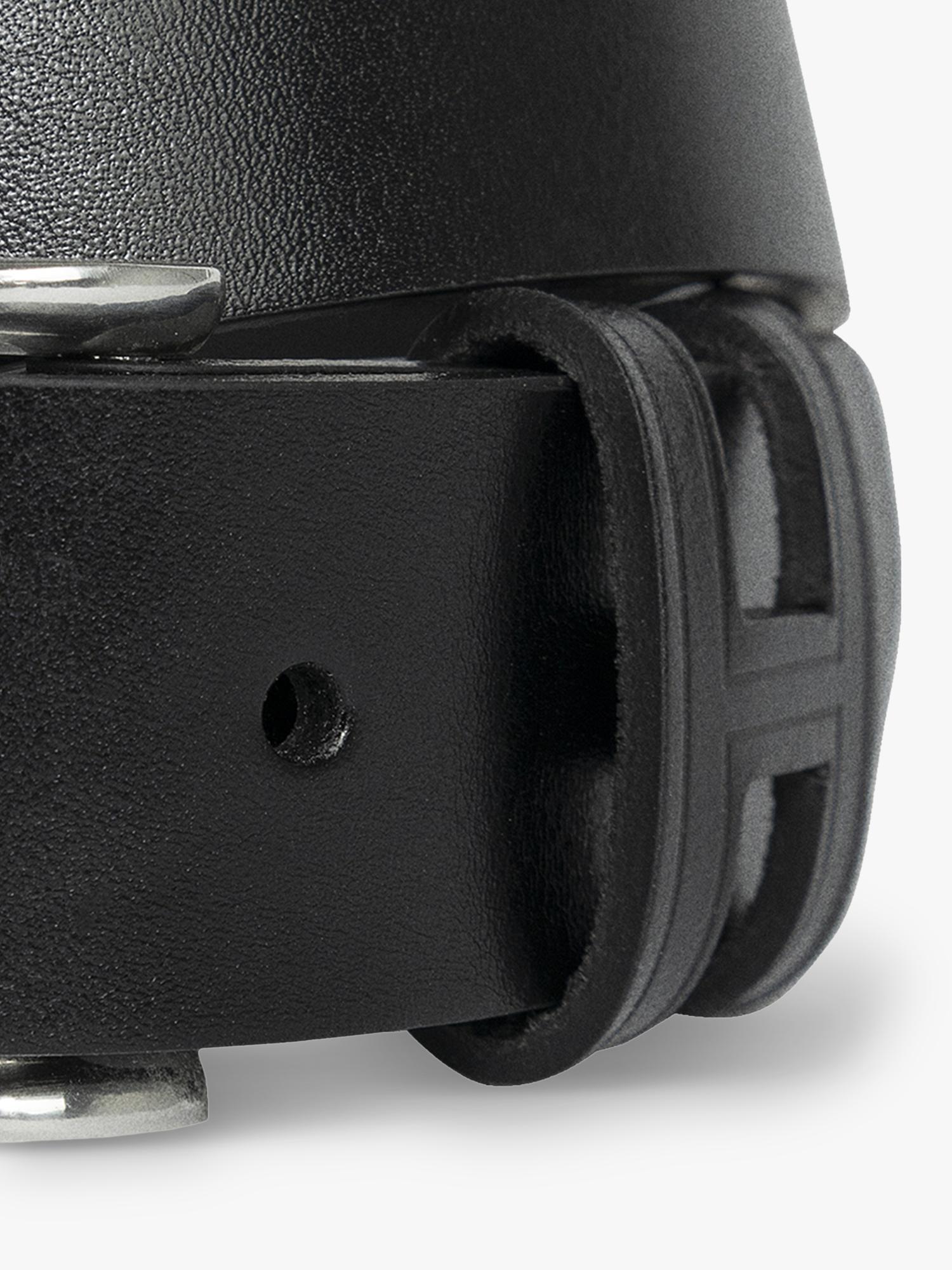Hackett London leather belt with H keeper, UK version