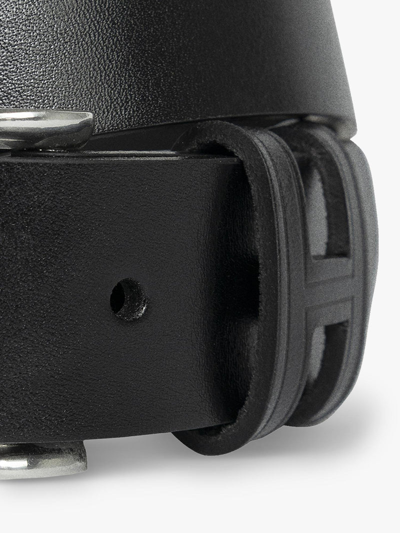 Hackett London leather belt with H keeper, UK version