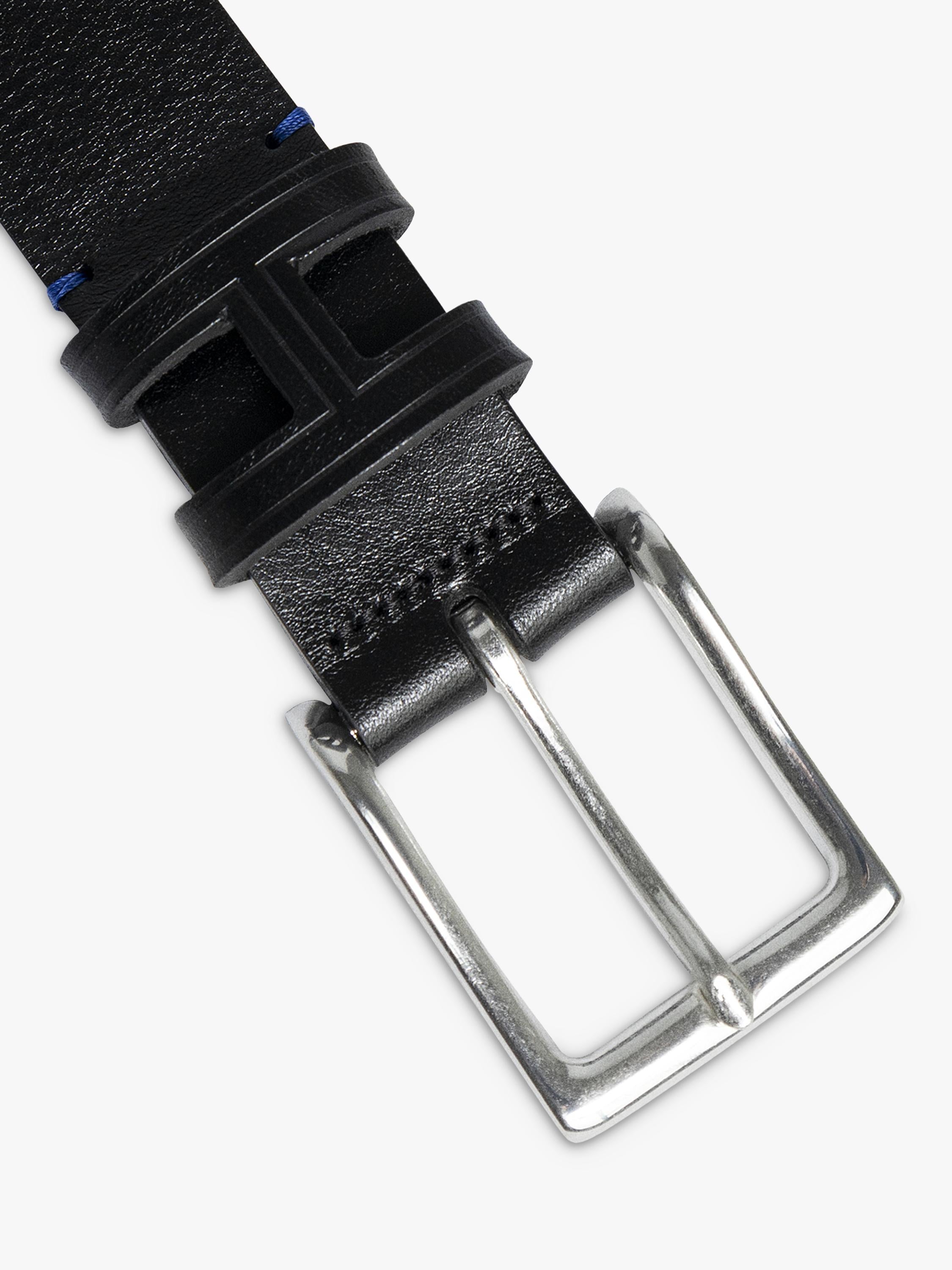 Hackett London leather belt with H keeper, UK version