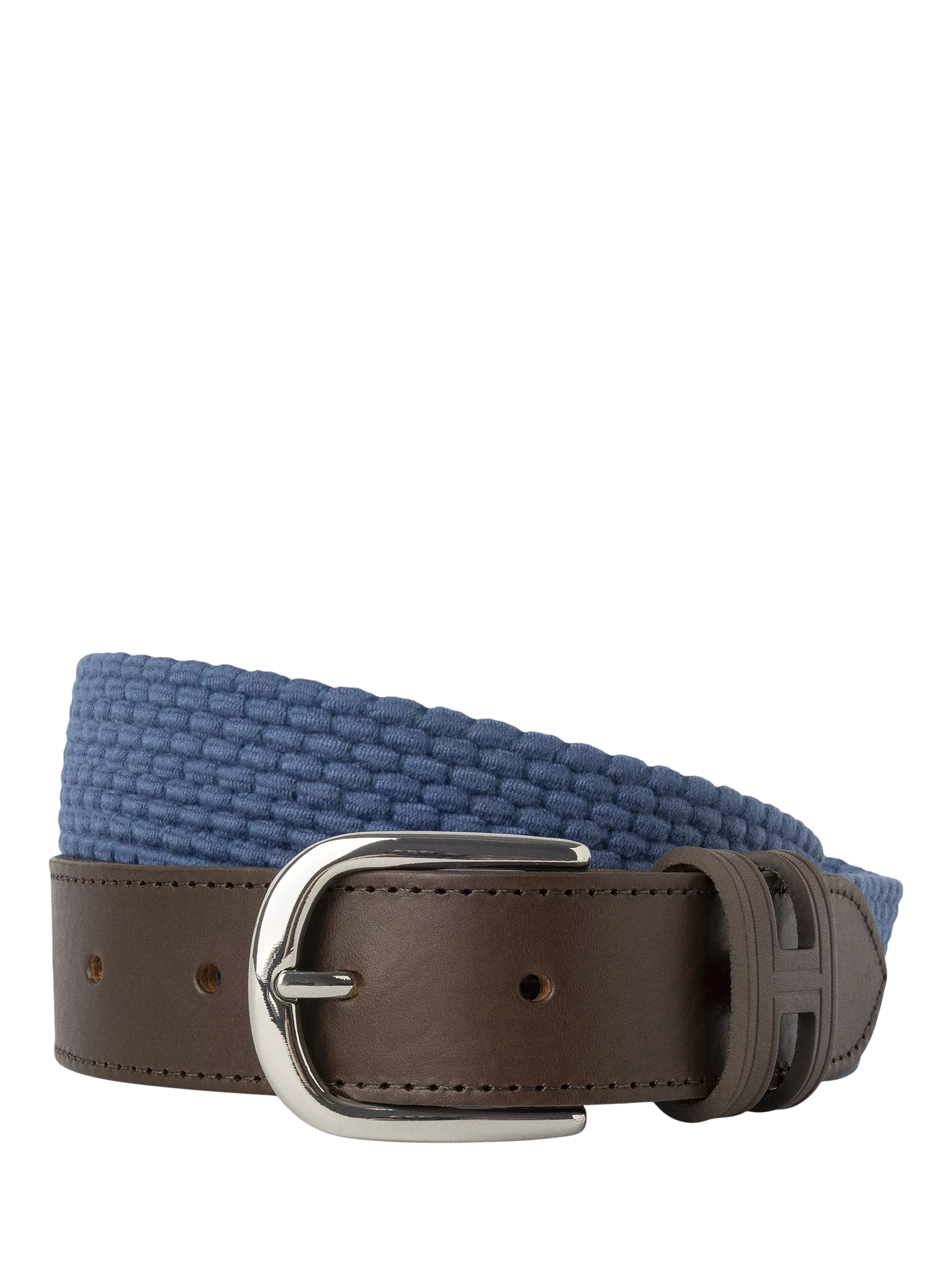 Hackett London braided leather tip belt - British product