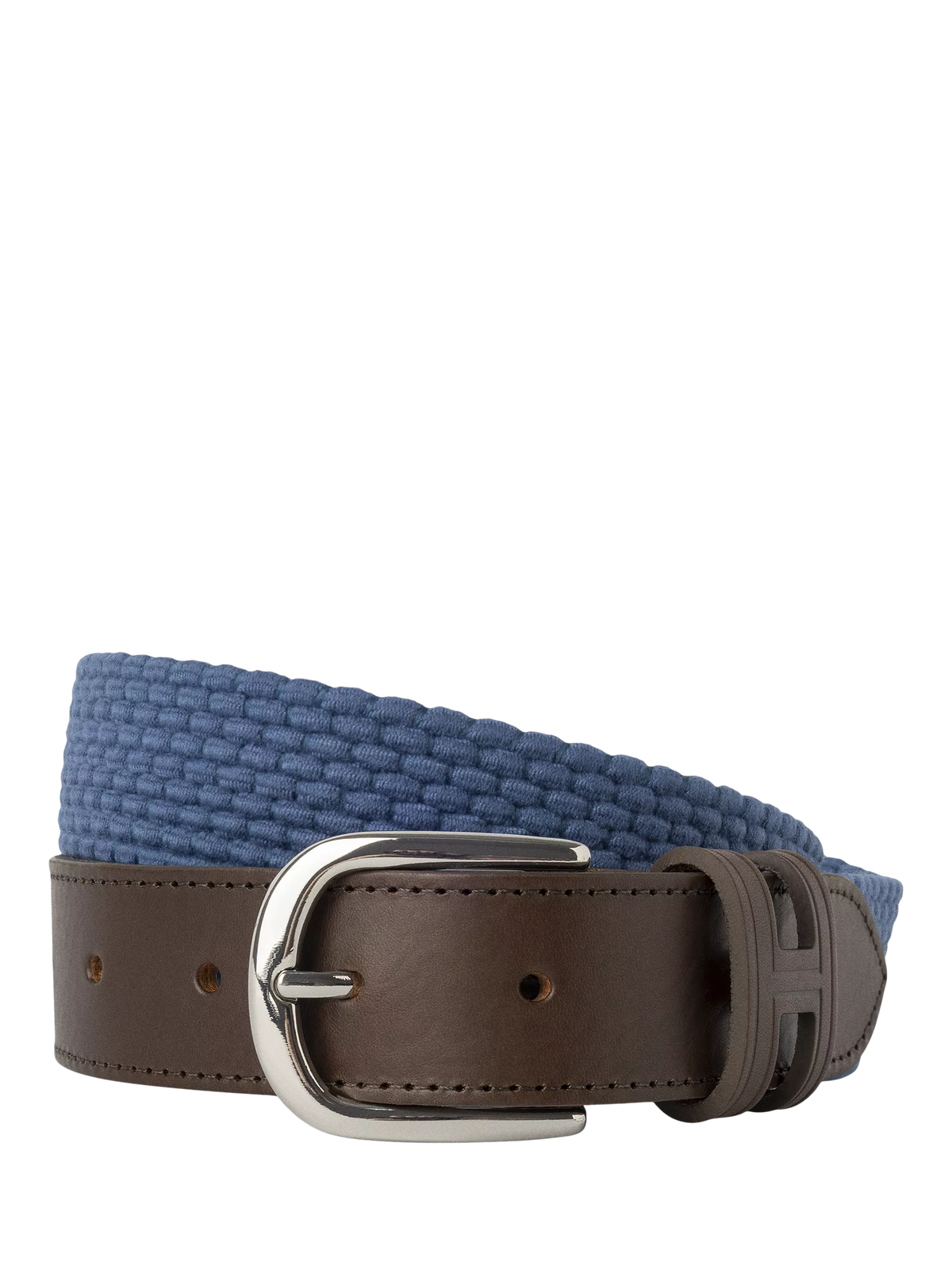 Hackett London braided leather tip belt - British product