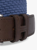 Hackett London braided leather tip belt - British product