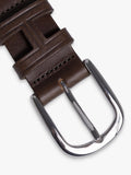 Hackett London braided leather tip belt - British product
