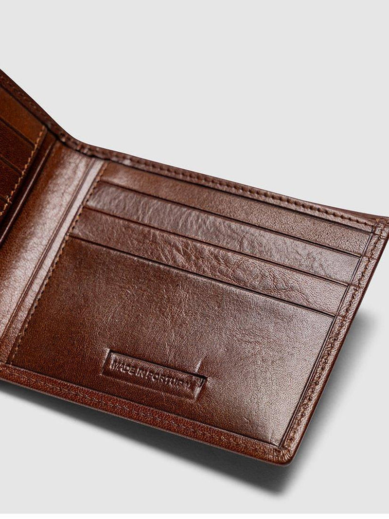 Rodd & Gunn Wakefield leather bi-fold wallet 11x9cm, UK version
