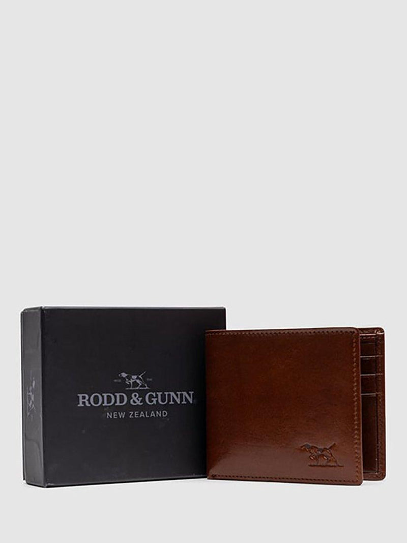 Rodd & Gunn Wakefield leather bi-fold wallet 11x9cm, UK version