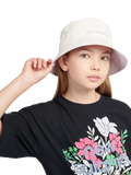 New Balance kids reversible bucket hat bright lavender (British brand)