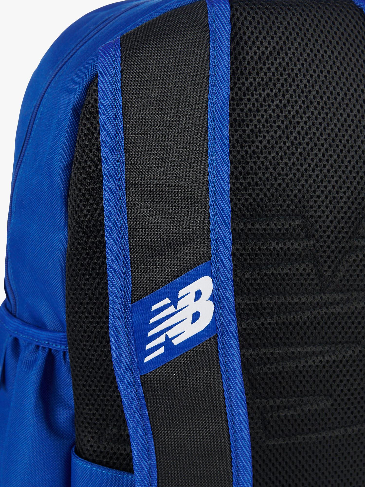 New Balance kids contrast backpack polyester adjustable straps (British brand)
